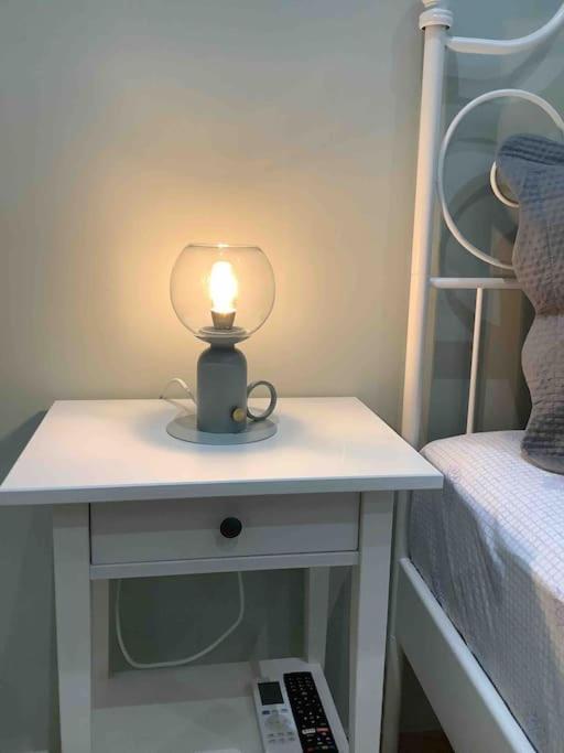 Postel nebo postele na pokoji v ubytování NG Luxury Apartments at Nea Kallikrateia No 1