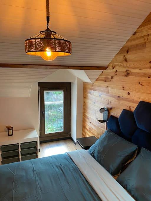Postel nebo postele na pokoji v ubytování Petit duplex cocooning
