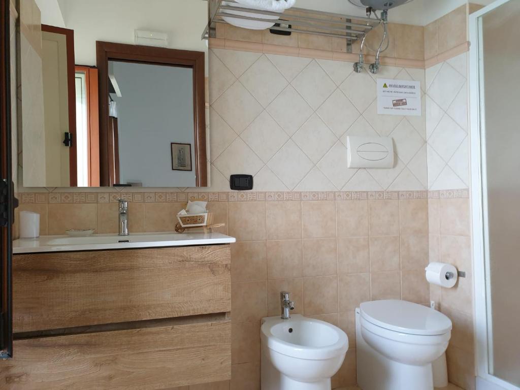 Koupelna v ubytování Il Borgo