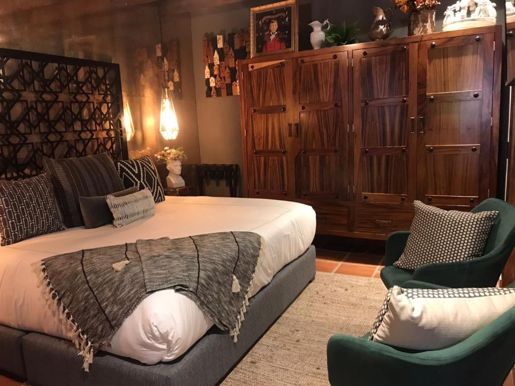 Posezení v ubytování Hotel Casamada