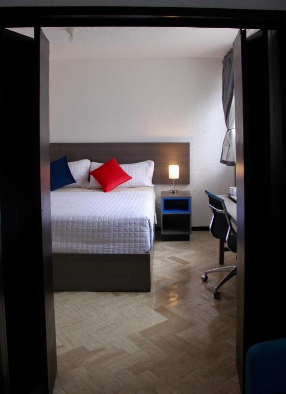Postel nebo postele na pokoji v ubytování BOK21 - Hotel en Cancun