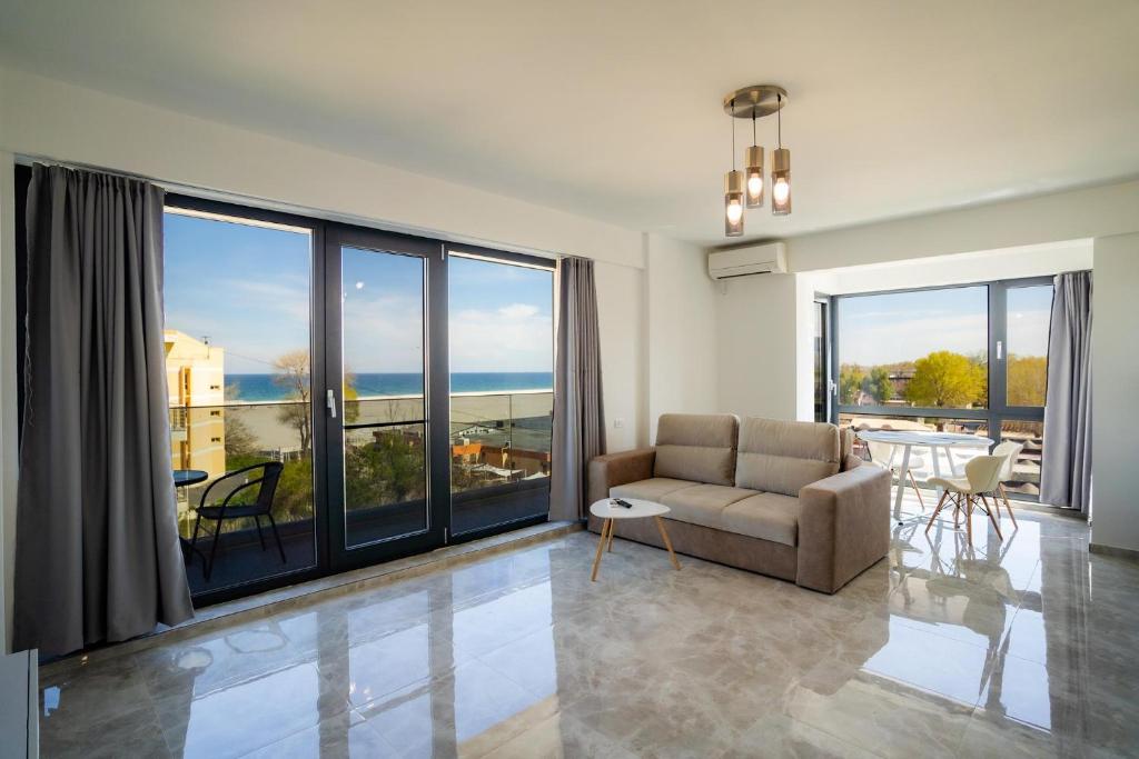 Et opholdsområde på Luxury residence Mamaia