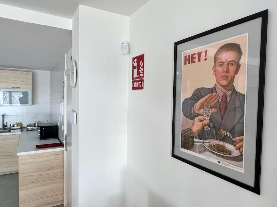 Kuchyň nebo kuchyňský kout v ubytování Apartamento Aguanaz 1
