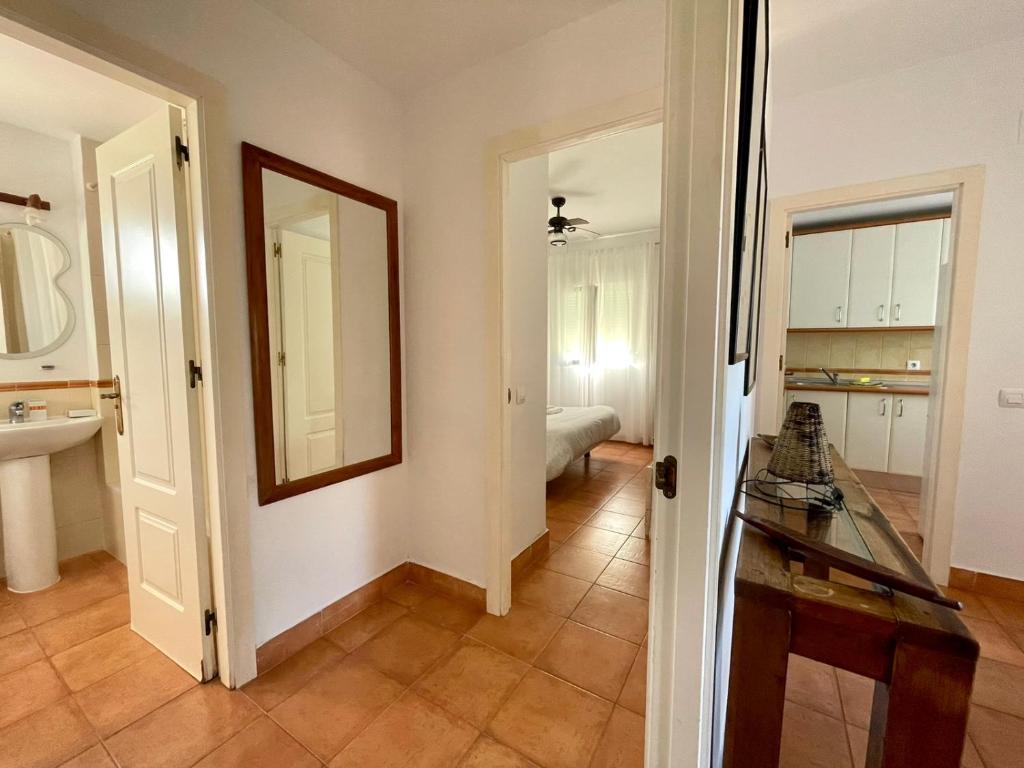 Koupelna v ubytování Apartamento Campo de Golf