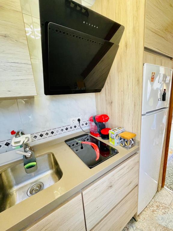 A kitchen or kitchenette at Apartment Plaza Colmenillas