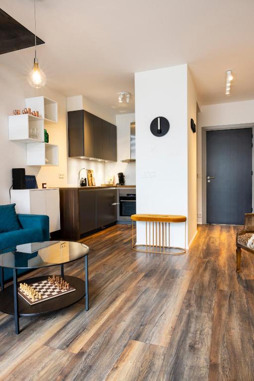 Downtown Reykjavík Loft Apartment with Balcony & Parking photo
