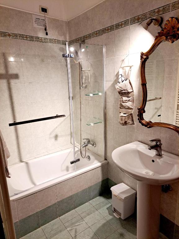 Koupelna v ubytování Locanda Ca' Formosa