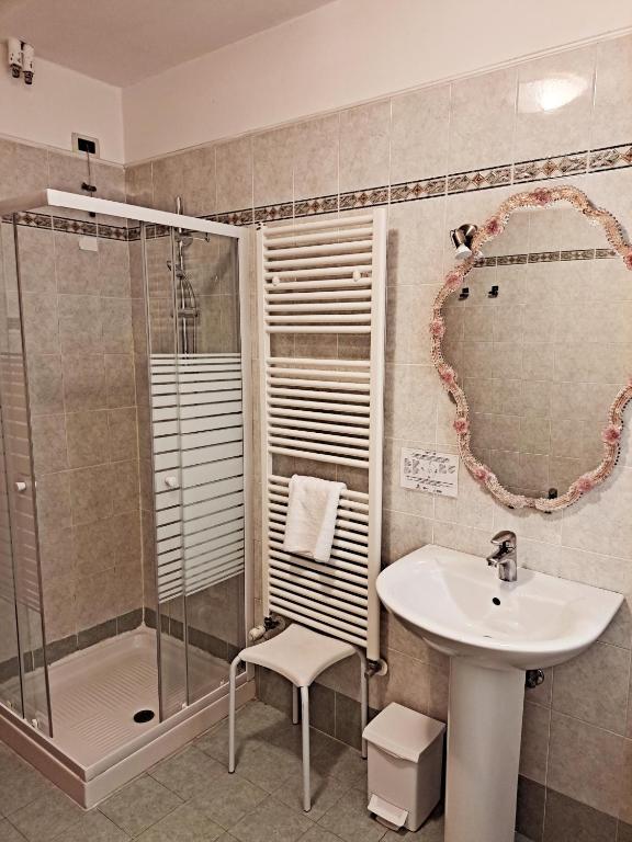 Koupelna v ubytování Locanda Ca' Formosa