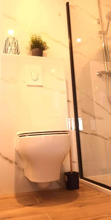 Kúpeľňa v ubytovaní Apartment in Njivice/Insel Krk 13320