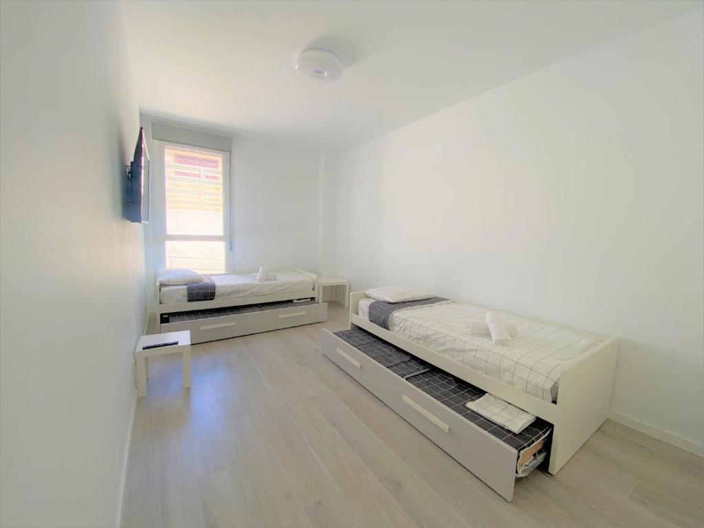 Posteľ alebo postele v izbe v ubytovaní Luxurious holiday apartment near Puerto Banus