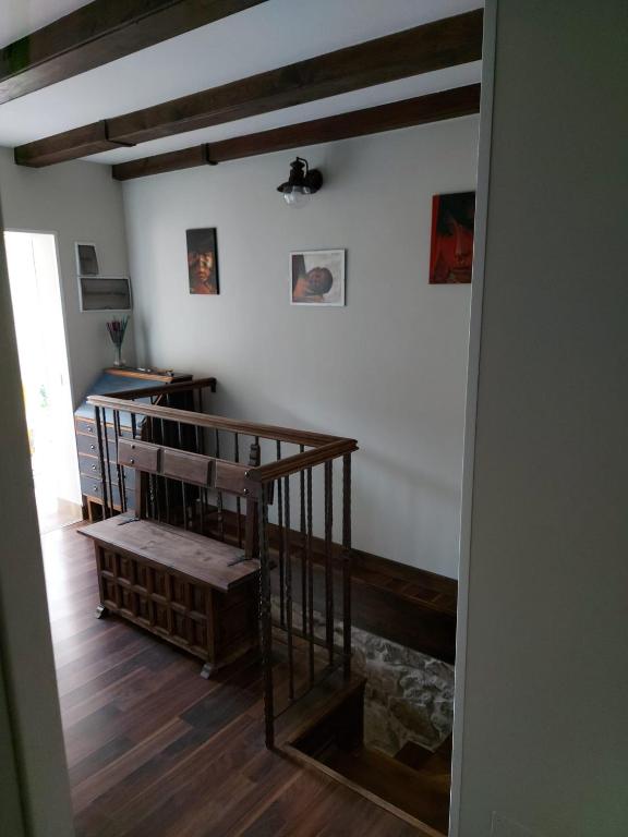 A bed or beds in a room at Raices