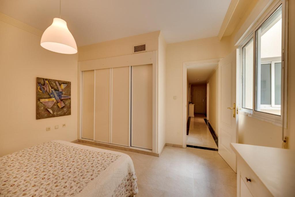Postel nebo postele na pokoji v ubytování Apartamento Banana