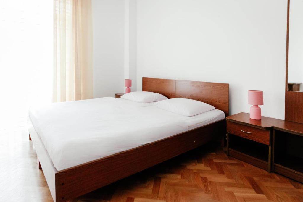 Postel nebo postele na pokoji v ubytování Gościniec Jędruś