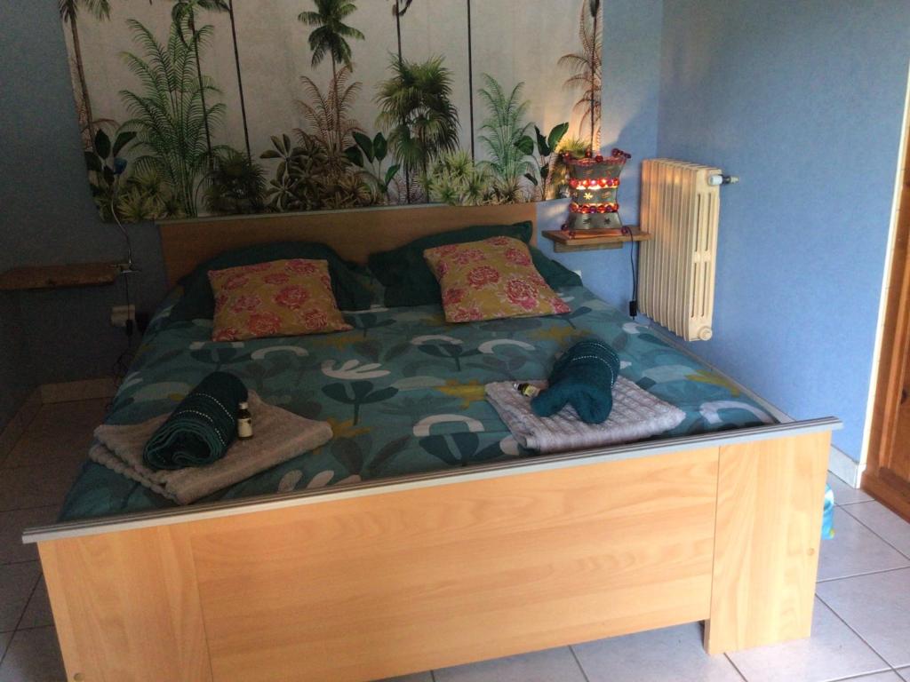 Postel nebo postele na pokoji v ubytování Le gîte de Gascogne
