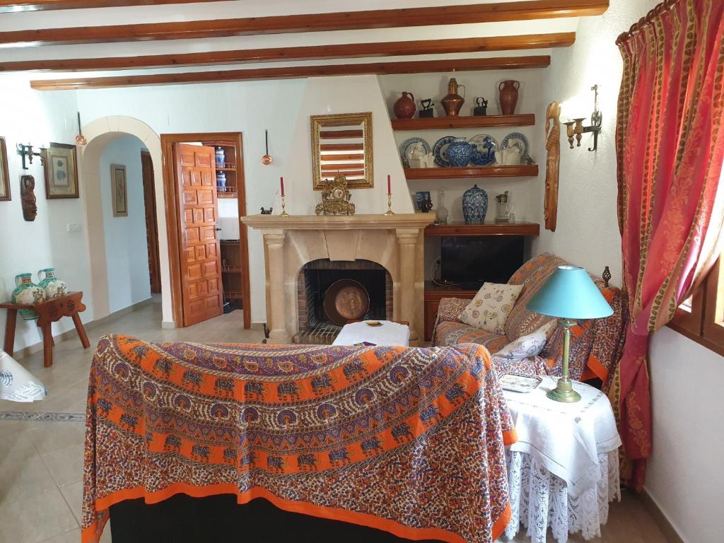 A seating area at Casa Juanita