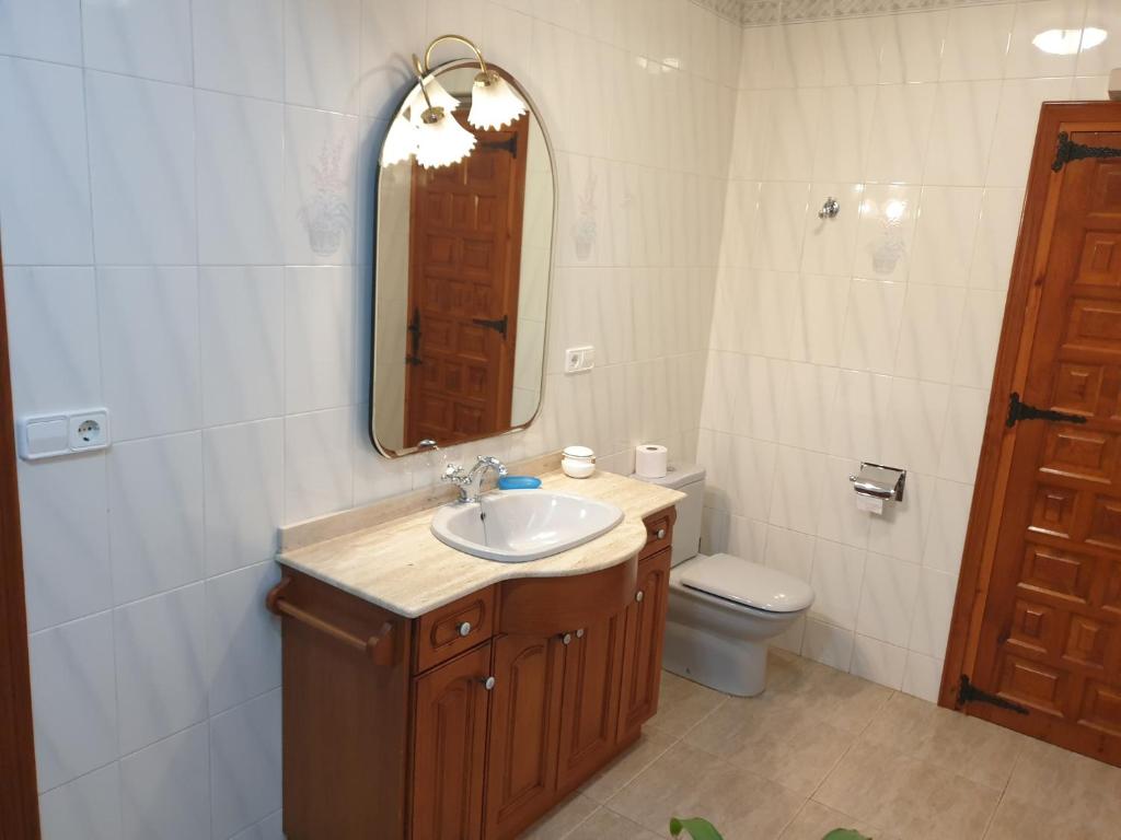 A bathroom at Casa Juanita