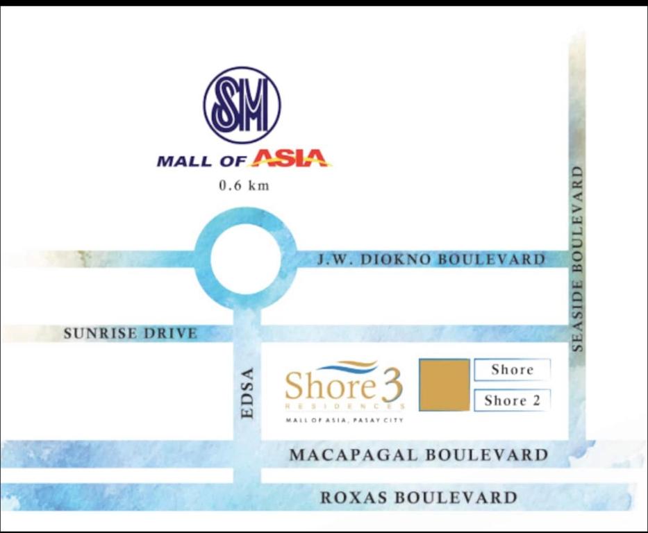 a screenshot of the mail of asia website at Condo Shore 3 Residences MOA complex , near NAIA and Casinos in Manila