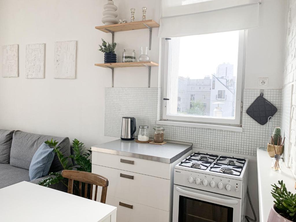 Kuchyňa alebo kuchynka v ubytovaní City Center Apartments Bratislava