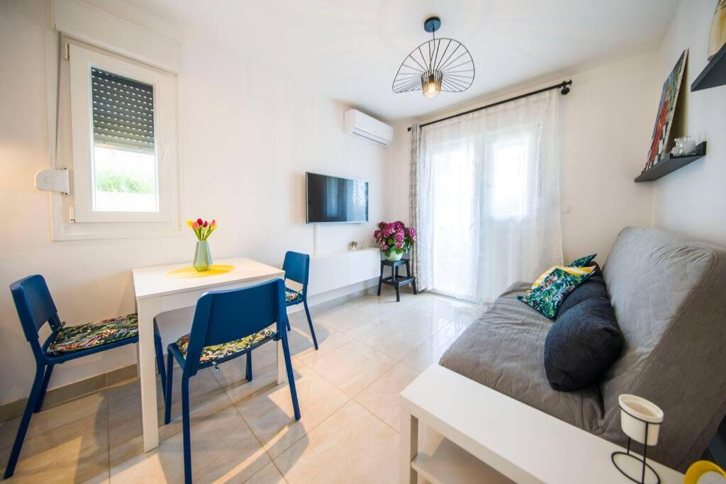 TV a/nebo společenská místnost v ubytování Apartman Nane