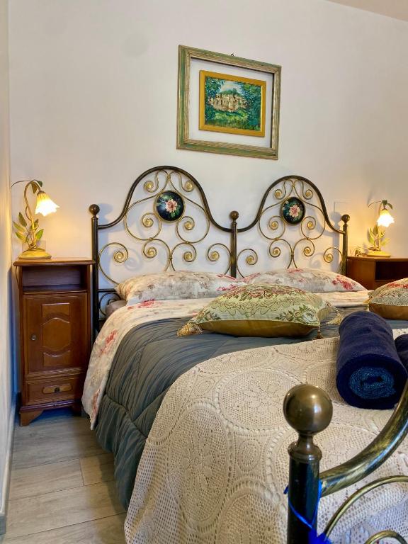 A bed or beds in a room at Casa Luba