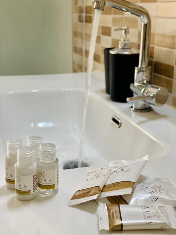 A bathroom at Casa Luba
