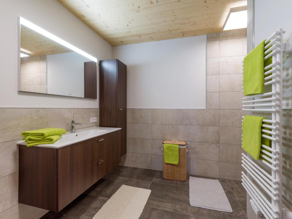 Koupelna v ubytování Hotel Baumgarten & Chalet Baumgarten