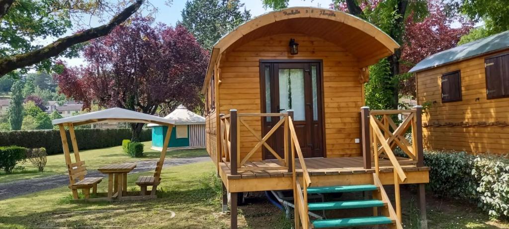 Zahrada ubytování Camping Onlycamp du Rouergue