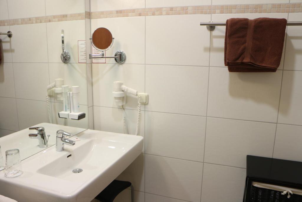 Kúpeľňa v ubytovaní Hotel Domittner
