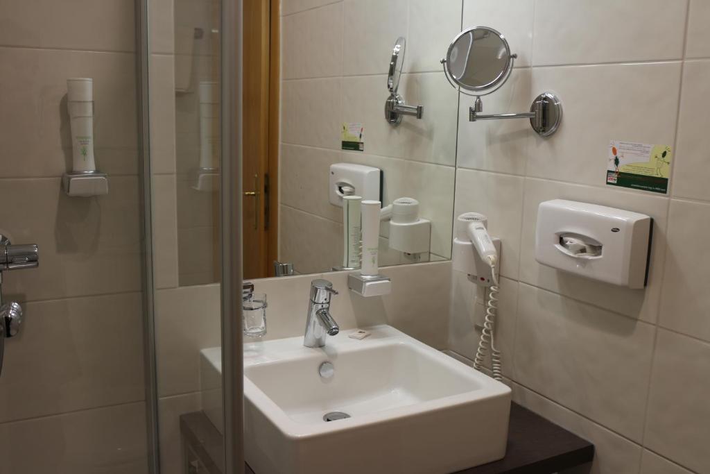 Kúpeľňa v ubytovaní Hotel Domittner