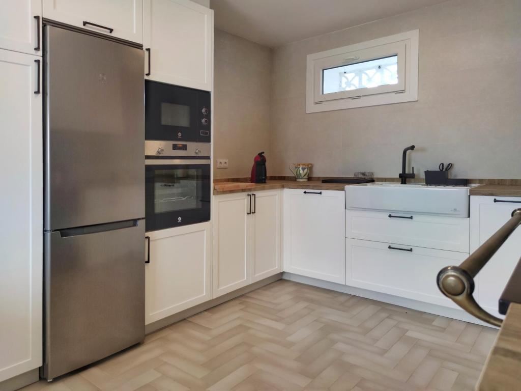 Kuchyň nebo kuchyňský kout v ubytování Desconectaengalicia Casa A de Lola