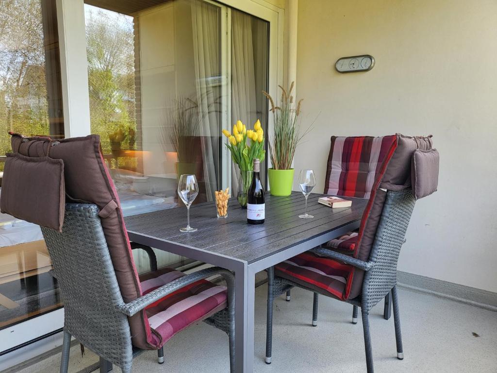 Posezení v ubytování Apartment 74 im Haus Villa Anna II