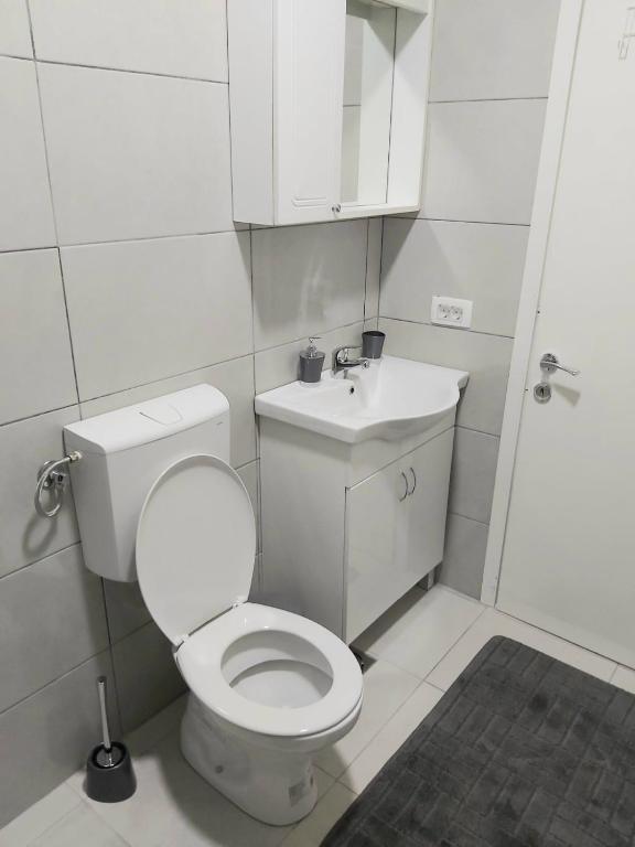 Koupelna v ubytování Apartment Marina 2