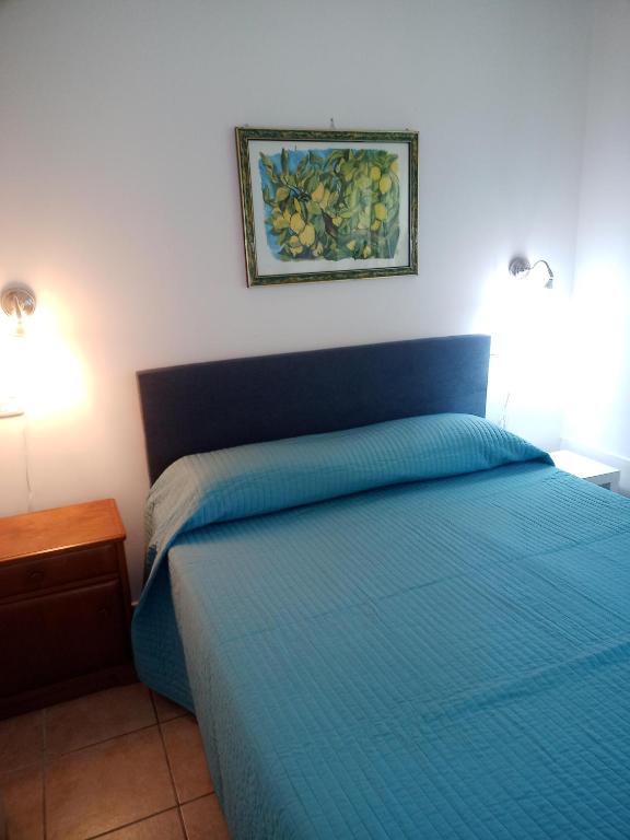 En eller flere senge i et værelse på Fiuggi Appartamento Turistico