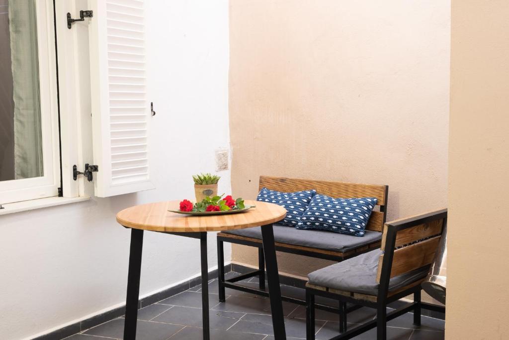 Uma área de estar em Aneseas Syros