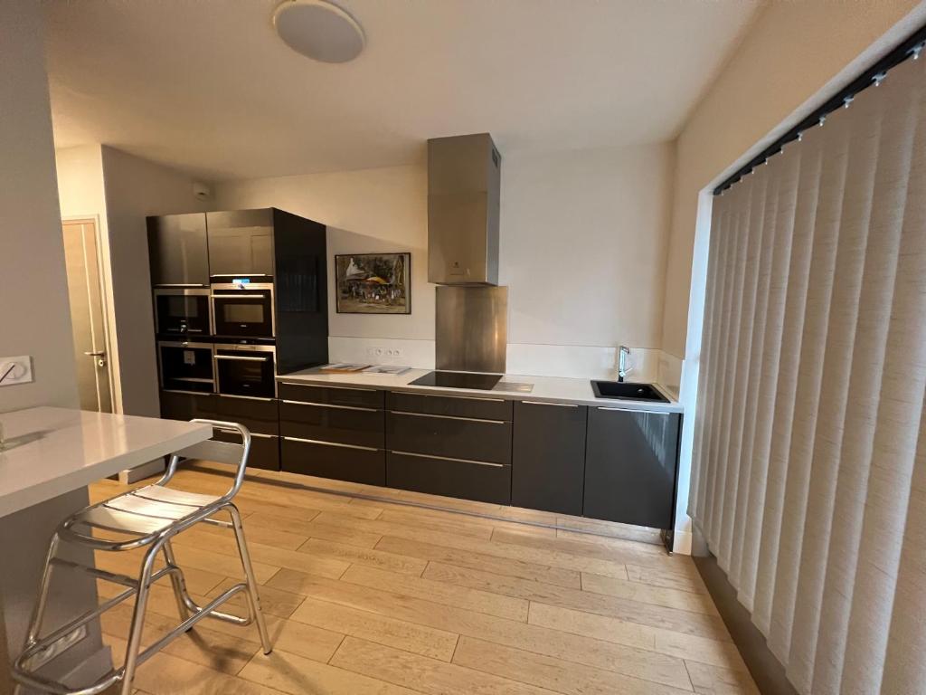 Kuchyň nebo kuchyňský kout v ubytování A la Nuitée, Grand studio design LE VINCI