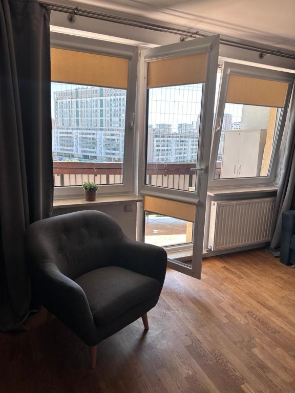 Posedenie v ubytovaní Gocław 2 rooms Parking Free