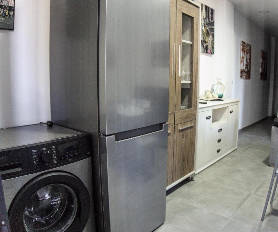 Kuchyň nebo kuchyňský kout v ubytování Apartamento Vistas de Doñana
