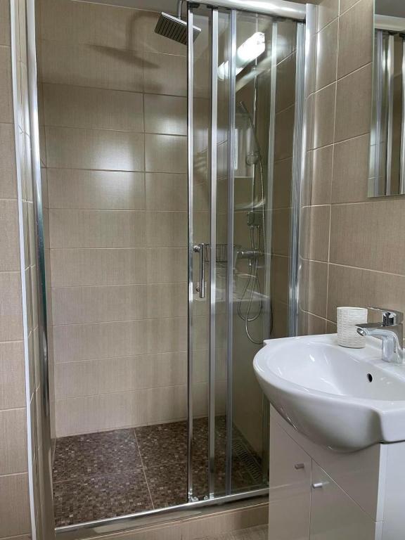 Koupelna v ubytování Casa Milla