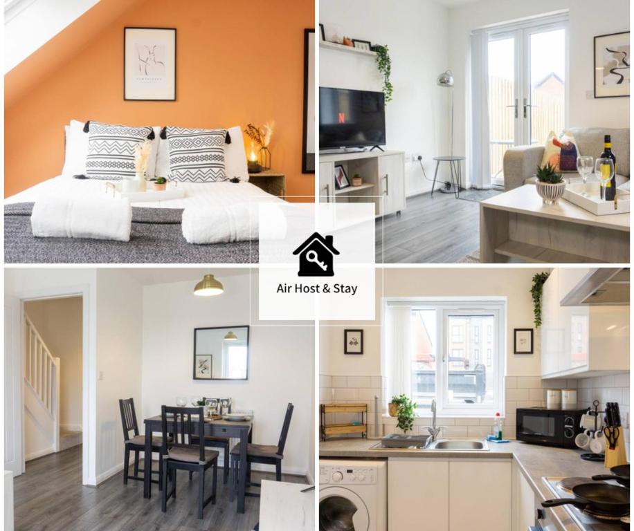 Air Host and Stay New build home with parking minutes from LFC Ref31