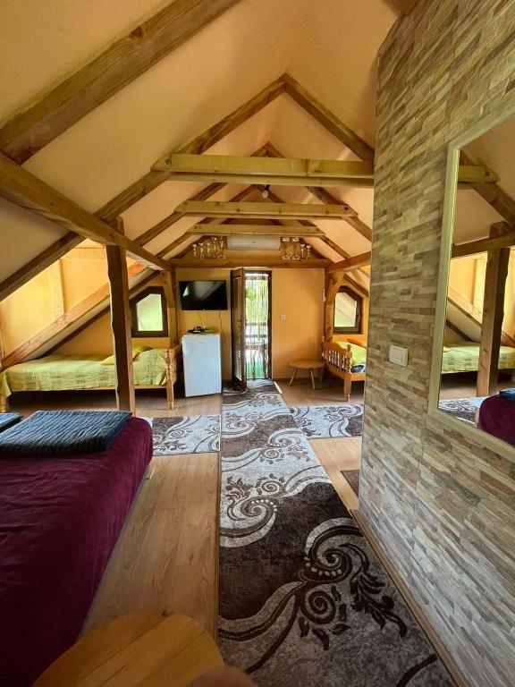 Postel nebo postele na pokoji v ubytování Studio apartman - Svetionik