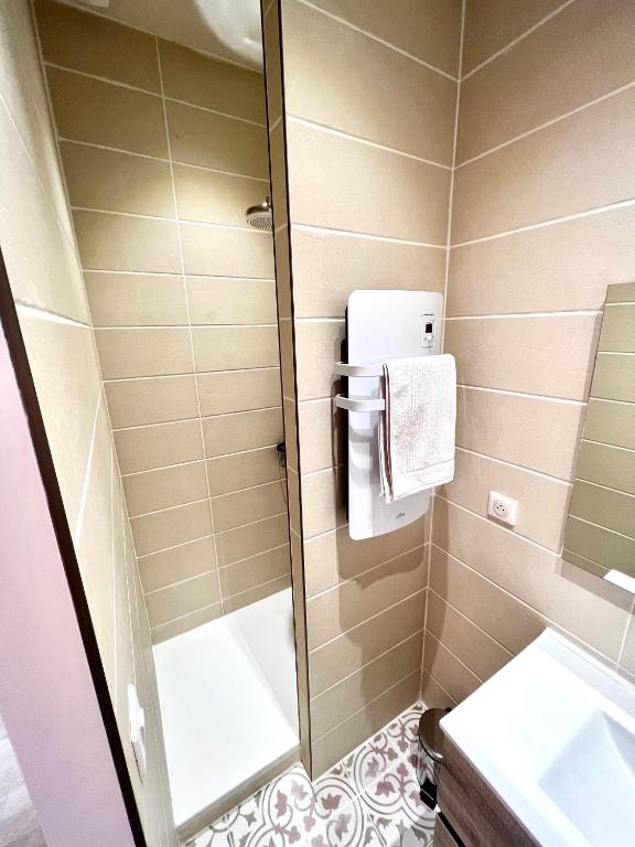 Kúpeľňa v ubytovaní Roma Reva: design et home cinema
