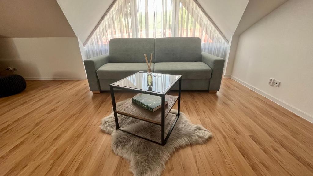 Posezení v ubytování Apartmány Stanos Bikes