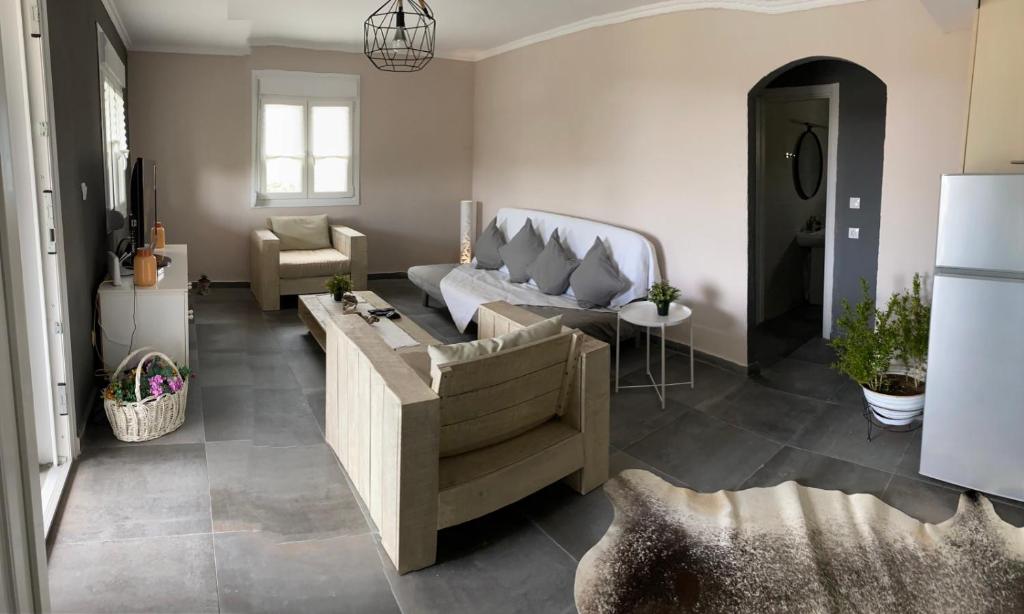 Posezení v ubytování MK Residences