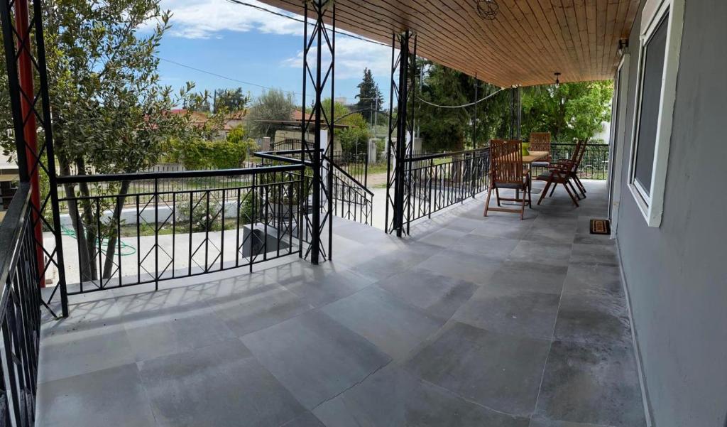 Balkón nebo terasa v ubytování MK Residences