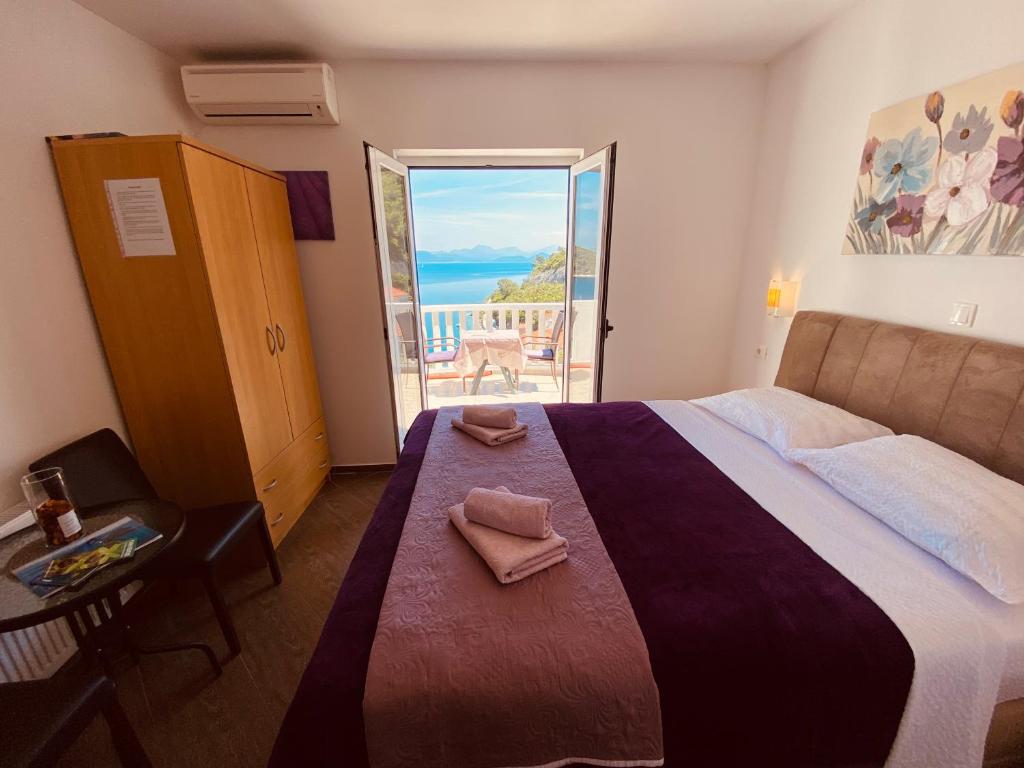 Krevet ili kreveti u jedinici u objektu Guest House Ruža