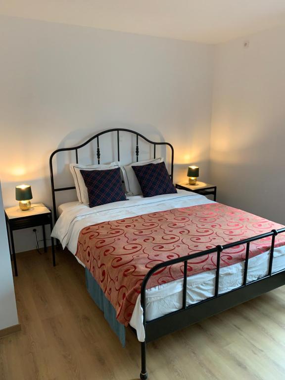 Postel nebo postele na pokoji v ubytování Orange Dolce