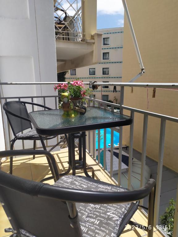 Balkón alebo terasa v ubytovaní Acropolis Urban Flat