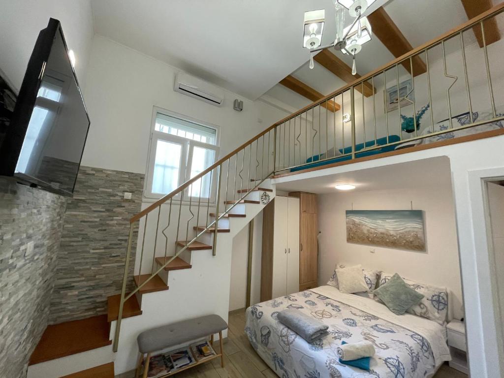 Posteľ alebo postele v izbe v ubytovaní ST-Gallery Apartment
