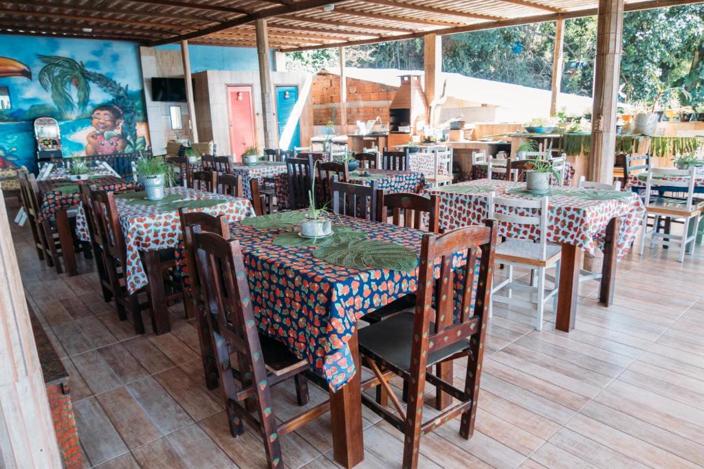 Restaurace v ubytování Morango das Palmas