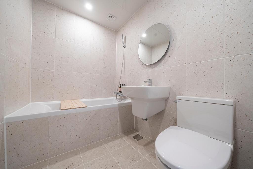 Koupelna v ubytování Aank Hotel Daejeon Yuseong 1st